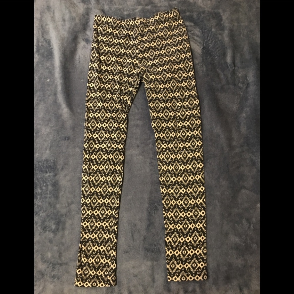 Women's Old Navy Small Leggings Navy & Cream